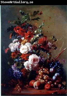 unknow artist Floral, beautiful classical still life of flowers.068